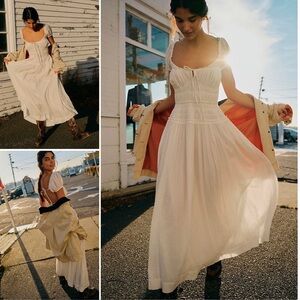 FREE PEOPLE | Feeling Bonita Strappy Back Maxi Dress- size Small
